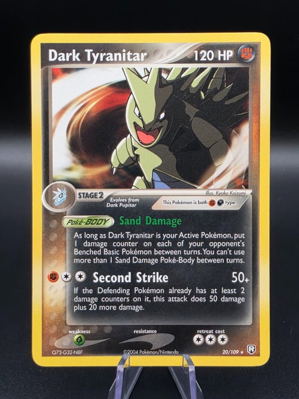 Dark Tyranitar 20/109 EX Team Rocket Returns Regular Non-Holo (Near Mint-LP)
